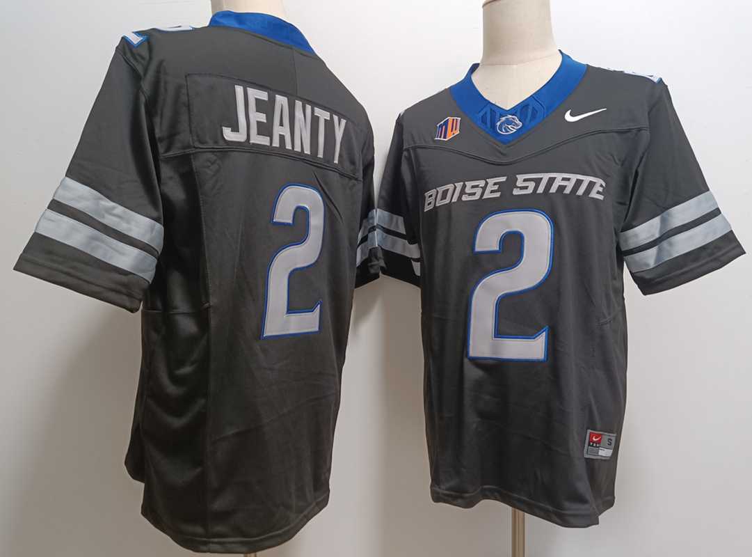 Mens Boise State Broncos #2 Ashton Jeanty Black 2024 F.U.S.E. Vapor Limited Stitched Football Jersey->boise state broncos->NCAA Jersey